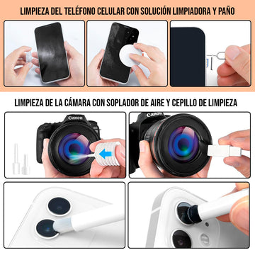 Cepillo De Limpieza 20 En 1 Multifunción Audífonos Teclado Celular ZL-1