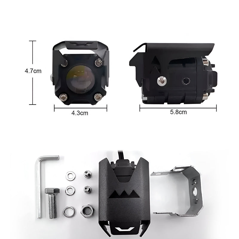 Exploradoras x2 Faros Luces Led Auxiliares Moto CD-290885
