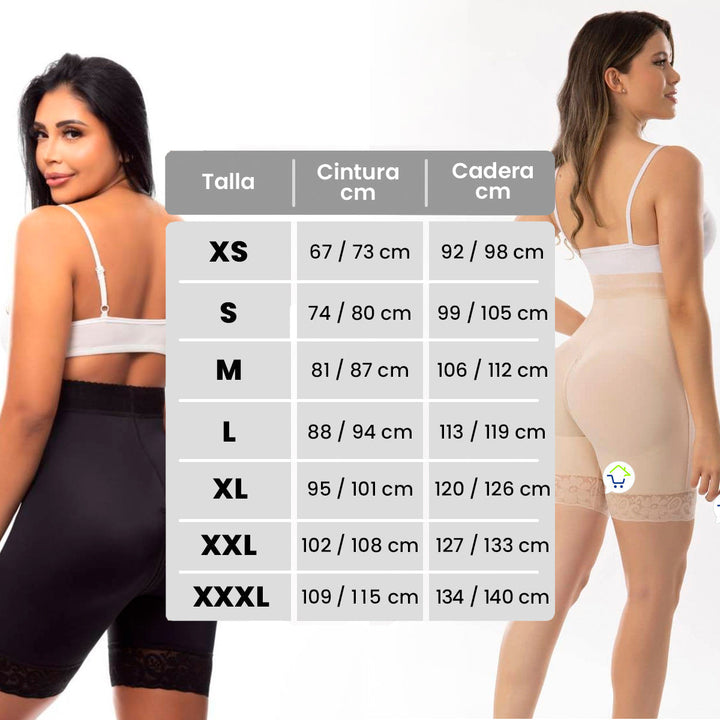 Short Faja Costillero Con Cierre Perineal SH018