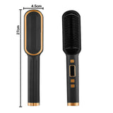 Cepillo Alisador Eléctrico Plancha Cabello Temperatura ajustable JPVI-01