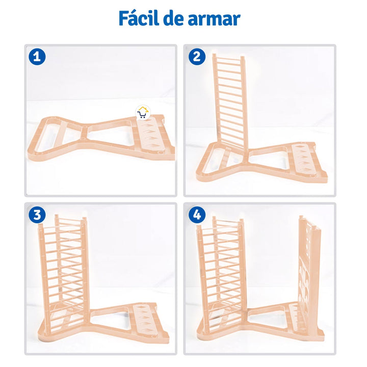 Escurridor Platos Locero 2 Niveles Organizador Tazas Vasos COCI124