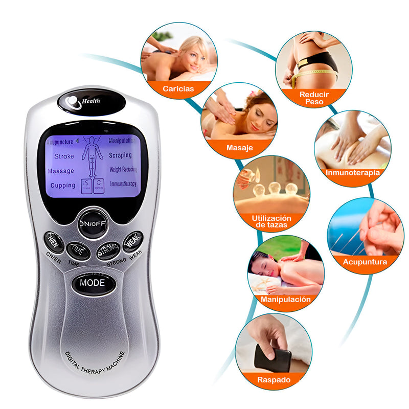 Maquina De Terapia Digital Electro estimulador Masajeador corporal JPVI-04