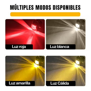 Exploradoras x2 Faros Luces Led Auxiliares Moto CD-290885