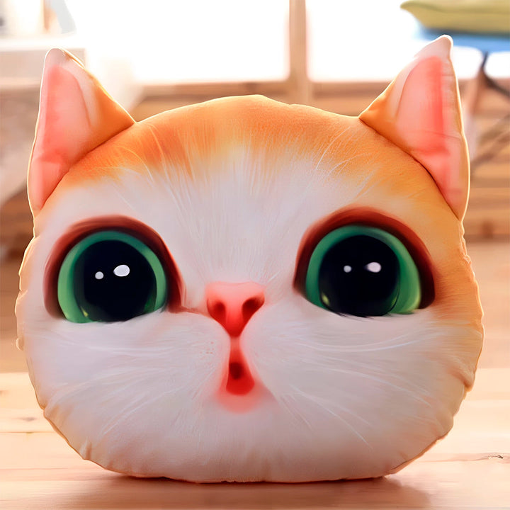 Cojín De Gatos 3D X3 Decoración Almohada FDCG3D