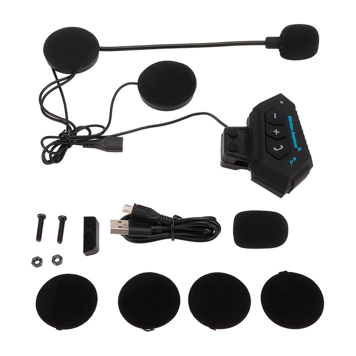 Intercomunicador Casco Moto Bluetooth Auricular Llamadas BT-12