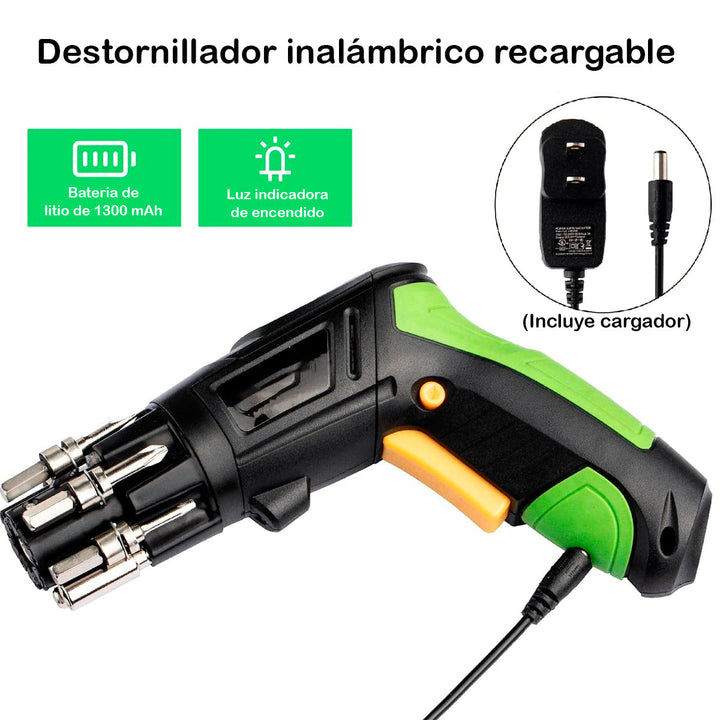 Destornillador Inalámbrico Juego de herramienta 52pcs Eléctrico f14261-17