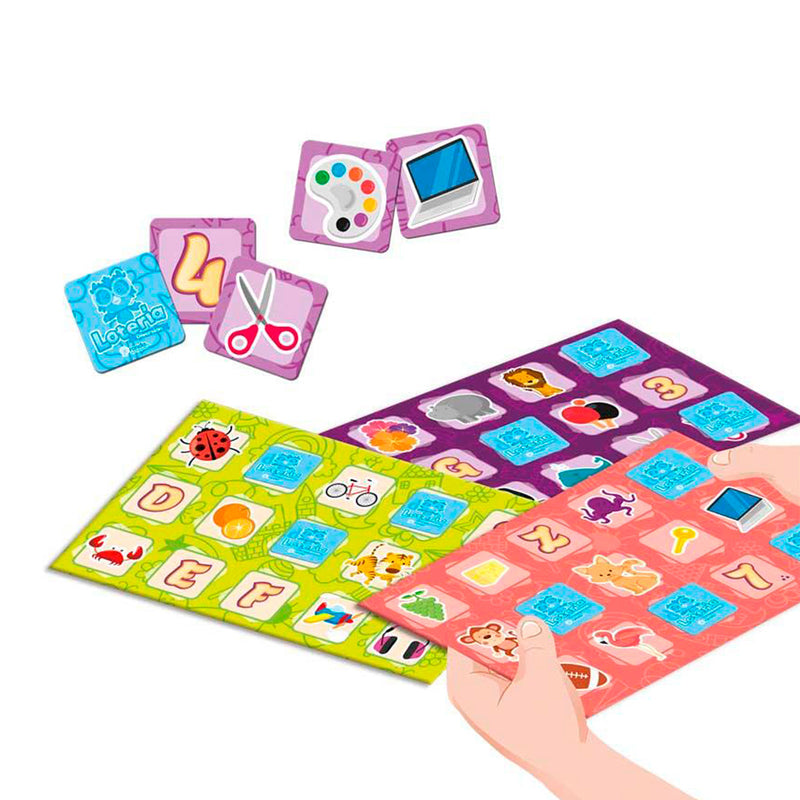 Lotería Infantil Juego De Mesa Educativo W-060207