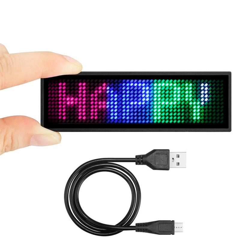 Letrero LED Multicolor Personal Escarapela Luminosa Programable LB4C