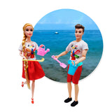 Muñecas Pareja Playera Articulada Infantil juguete W-FQ115K4