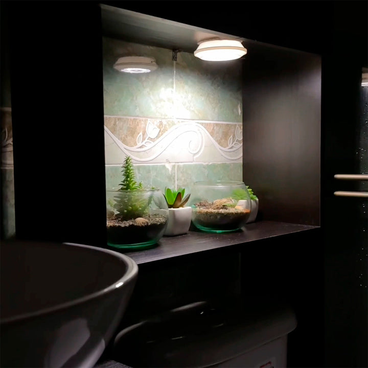 Lámpara Luces Led X3 Multiusos Luz De Tacto Control Remoto COB