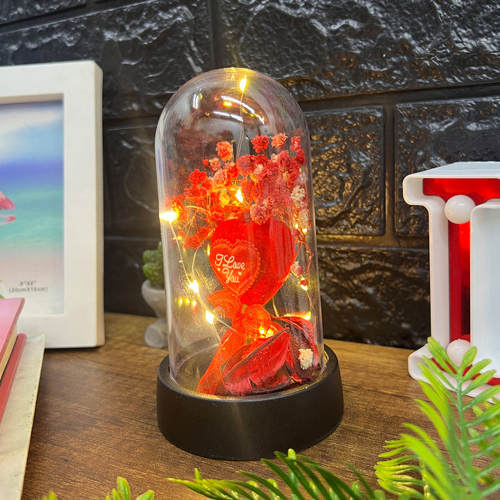 Flor Eterna Micro LED Decorativa Lámpara Mesa De Noche RSBL01