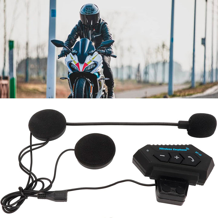 Intercomunicador Casco Moto Bluetooth Auricular Llamadas BT-12