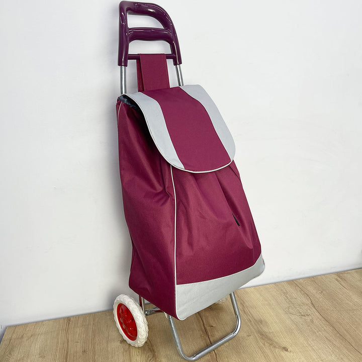 Carro De Compras Con Ruedas Bolsa Plegable Organizadora Mercado CDM01