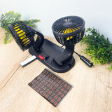 Ventilador Doble De Coche 360° Vehículo Interior Portátil LJPVI-20