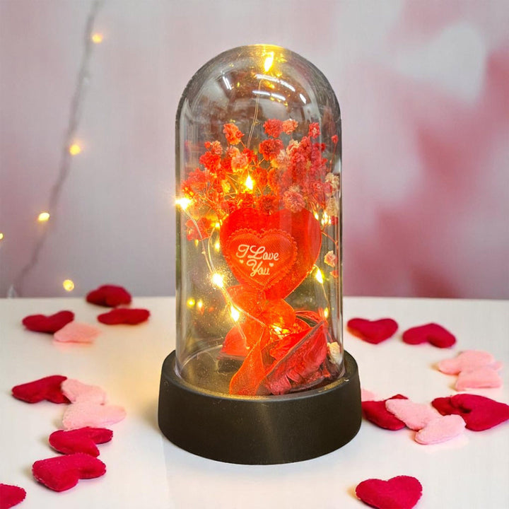 Flor Eterna Micro LED Decorativa Lámpara Mesa De Noche RSBL01