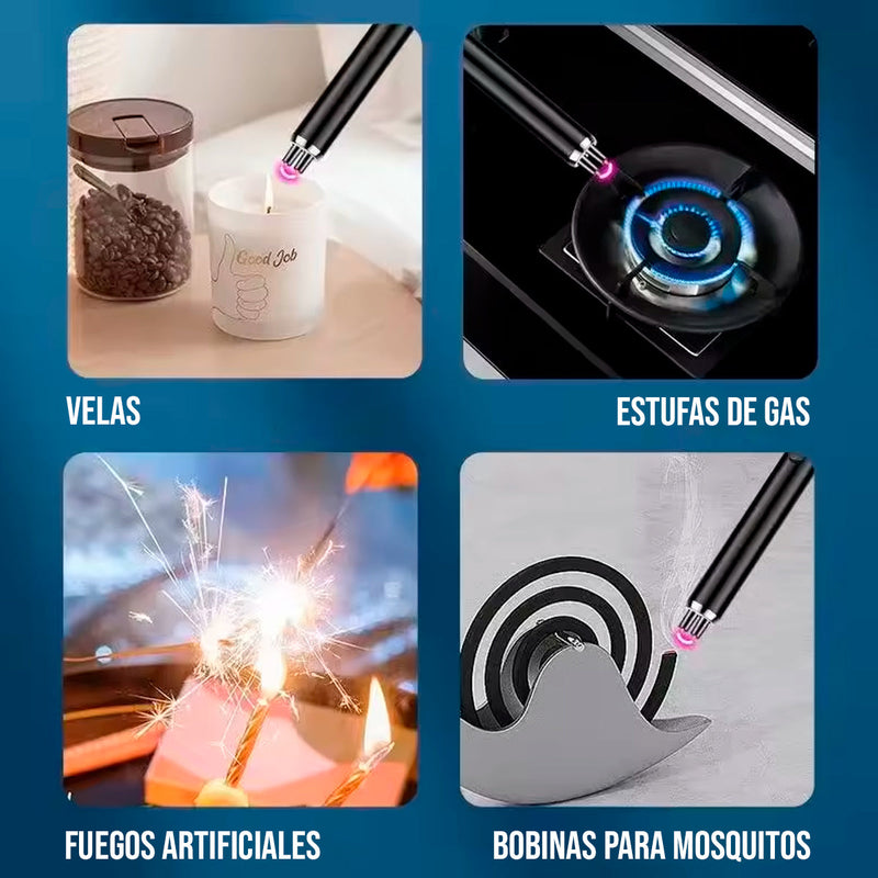 Encendedor Eléctrico de Plasma Recargable USB A Prueba De Viento JL892-2