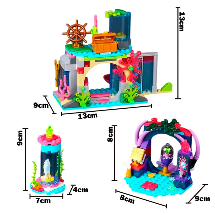 Kit Princesa sirena Armable 222 Piezas Rompecabezas 70218