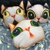 Cojín De Gatos 3D X3 Decoración Almohada FDCG3D