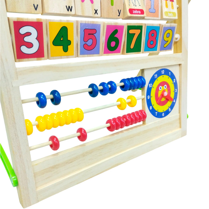Tablero Educativo Abaco Didáctico Madera Infantil BLLN-3744