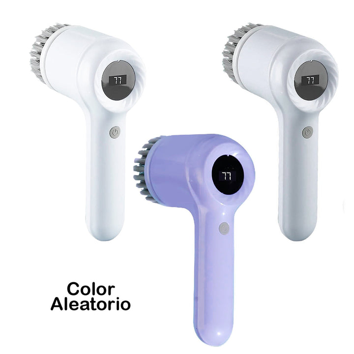 Cepillo Arranca Grasa Eléctrico Recargable 3 Cabezales JPVI-15