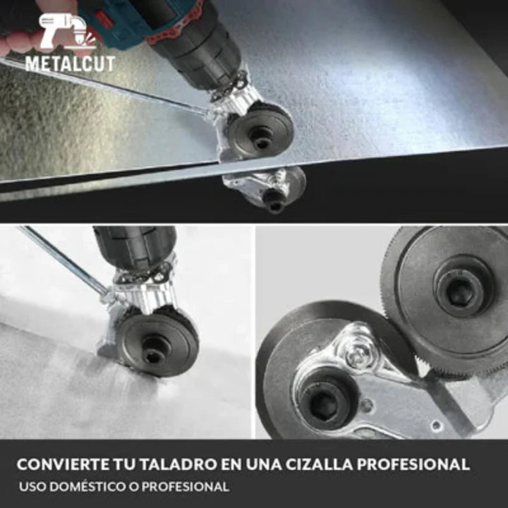 MetalCut™ – Corte preciso con tu taladro