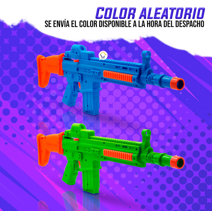 Metralleta De Dardos Pistola Juguete Lanza Dardos Mlg21476