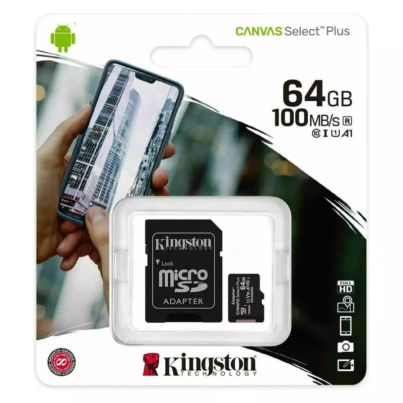 Memoria Micro SD Kingston De 100MB/s SDCS2