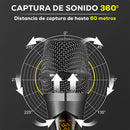 Micrófonos Inalámbricos Recargables Profesionales Calidad de Sonido Hi-Fi DX-U802
