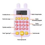 Mini Calculadora Educativa Aprendizaje Niños Juguete Infantil DJU159C