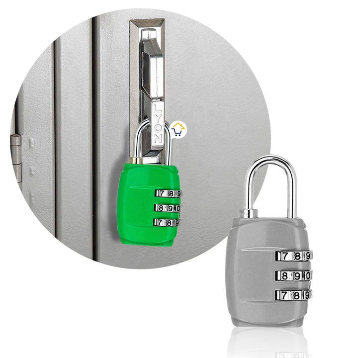 Mini Candado Combinación Numérica Bloqueo Seguridad 8088A