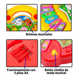 Mini Piano Didáctico Animales Granja Musicales Juguete Infantil MG16464