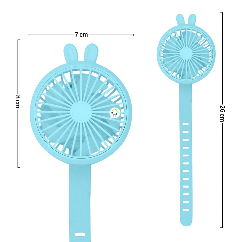 Mini Ventilador Reloj Portátil Recargable Para Muñeca MHT709