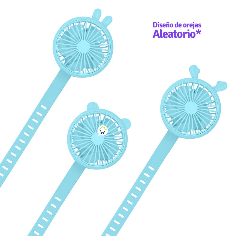 Mini Ventilador Reloj Portátil Recargable Para Muñeca MHT709