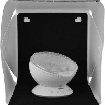 Mini estudio fotográfico plegable con luz led