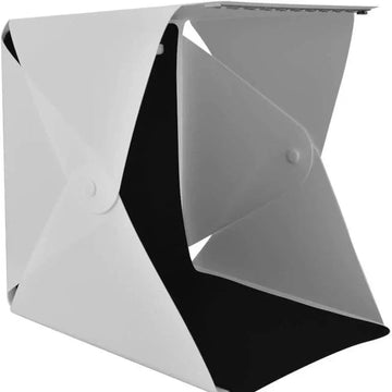 Mini estudio fotográfico plegable con luz led
