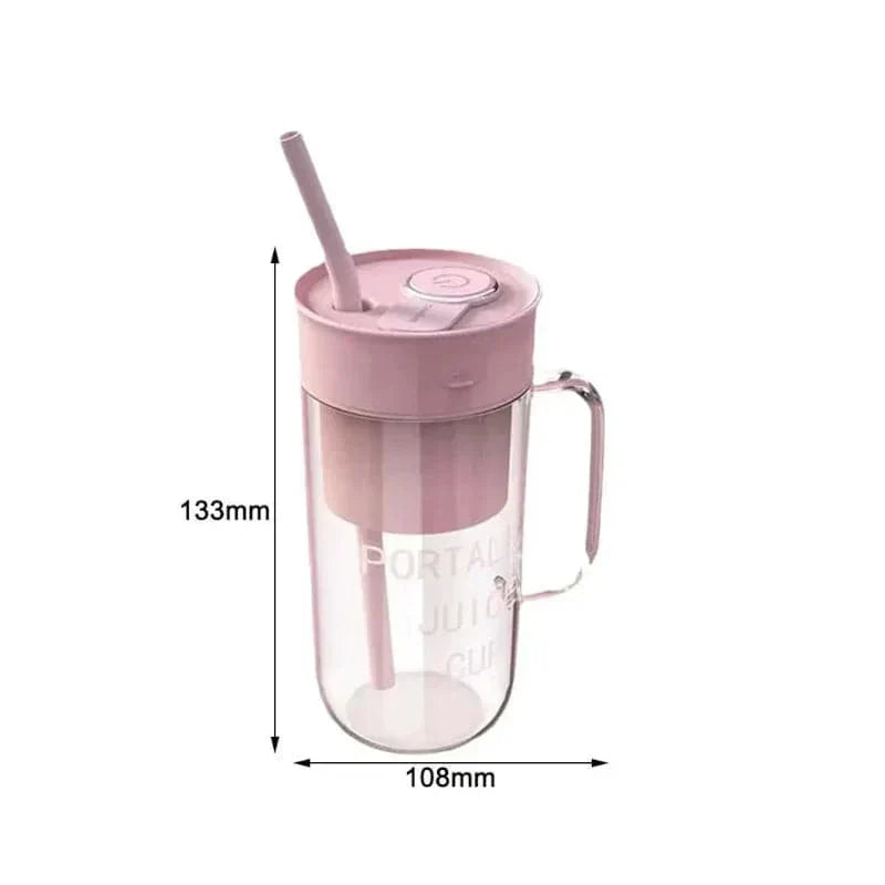 Mini licuadora de batidos con pajita