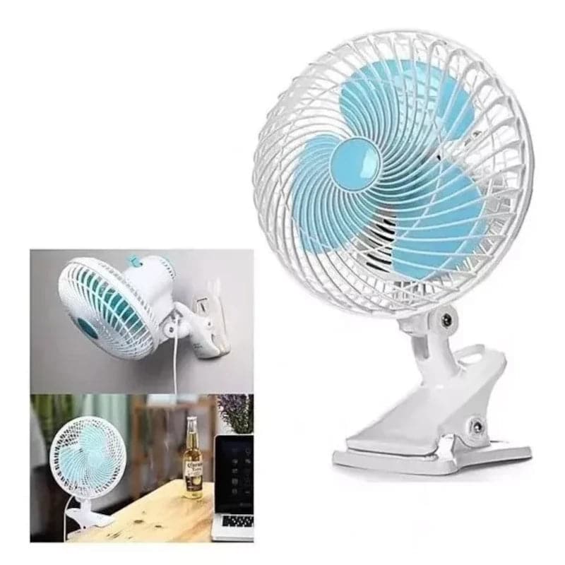Mini ventilador con pinza portátil giratorio 110v