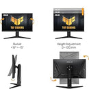 Monitor Asus Tuf Gaming VG279QL3A 27" / Altura Ajustable / 180 Hz / Panel IPS