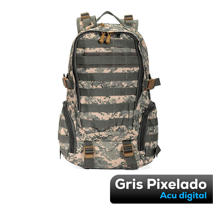 Morral Militar 35 Litros Táctico Asalto Camuflado Camping Ref 35L