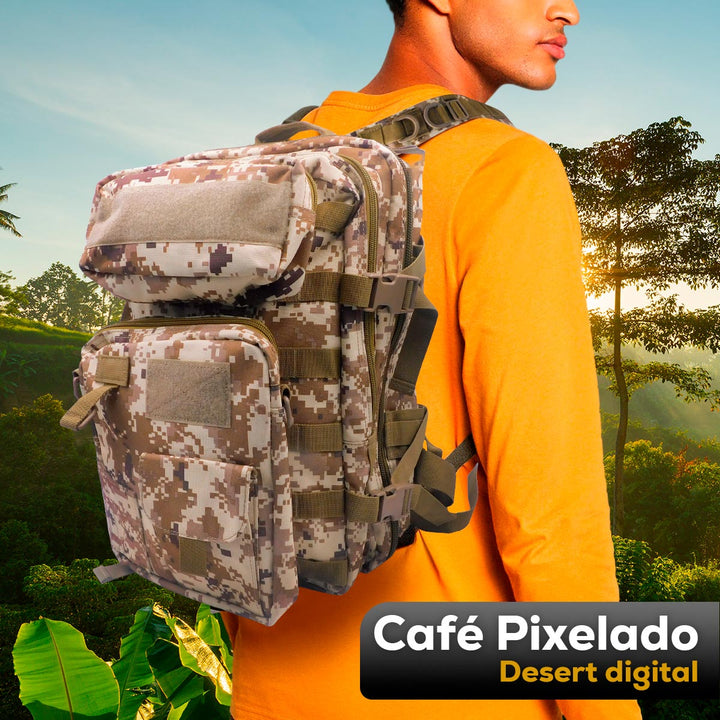 Morral Militar 40 Litros Bolso Táctico Supervivencia Camping E456