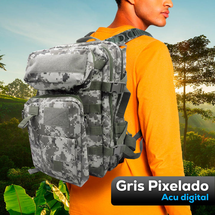 Morral Militar 40 Litros Bolso Táctico Supervivencia Camping E456