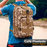 Morral Militar 36L Maletín Táctico Asalto Camuflado Impermeable Ref. 3P
