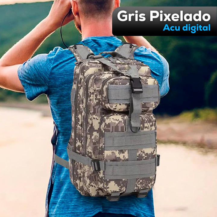 Morral Militar 36L Maletín Táctico Asalto Camuflado Impermeable Ref. 3P