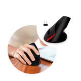 Mouse Ergonómico Vertical Inalámbrico Recargable 5 botones M89