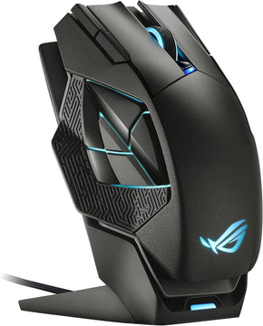 Mouse Gaming Inalámbrico Asus ROG Spatha X | 12 Botones Programables + Carga Inalámbrica | ¡Oferta por Empaque!