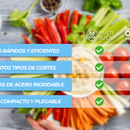 MultiSlice™ - Cortador de Verduras Multifuncional