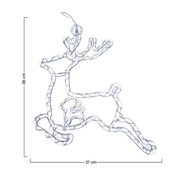 Figura Decorativa LED Reno Navideño Luminoso 2228
