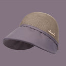 Sombrero protector solar de ala ancha para mujer para salir a la playa