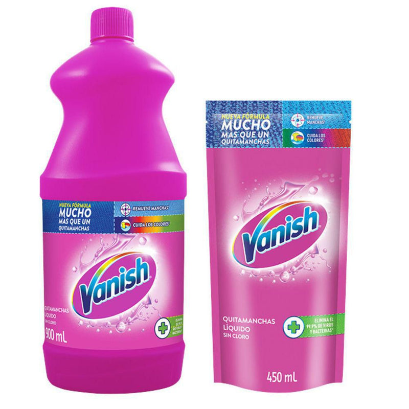 LIMPIADOR VANISH 900ML ROSADO + 450ML