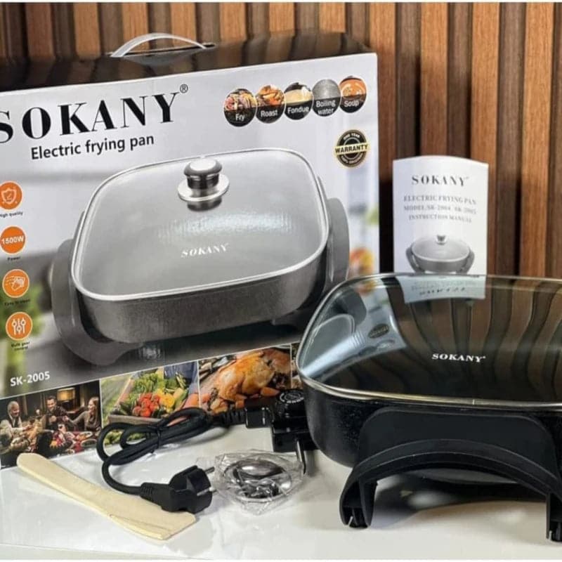 Olla eléctrica y freidora Sokany